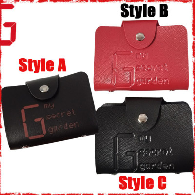 Card Holder (24 Card Slots) - My Secret Garden Store Souvenir (Retail Pack) Card Holder (24 Card Slots) - My Secret Garden Store Souvenir (Retail Pack)